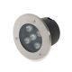 Lampa gruntowa LED 5W 400lm IP65 2700K Ciepła Srebrna