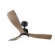 Lampa sufitowa HQ LED z wentylatorem 18W 1440lm CCT Ciemne Drewno