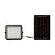Halogen Naświetlacz solarny LED Czarny ~30W 400LM 4000K Biała Neutralna IP65 z pilotem