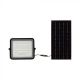 Halogen Naświetlacz solarny LED Czarny ~60W 800LM 4000K Biała Neutralna IP65 z pilotem Czujnik Zmierzchu
