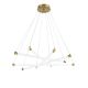Lampa wisząca LED do salonu HQ 35W 2800lm 3000K Miedziana