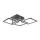 Lampa sufitowa LED HQ 45W 4020lm 3000-6000K CCT pilot 3 kwadraty czarna