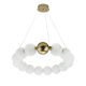 Lampa wisząca LED do salonu HQ 27W 2160lm 3000K Miedziana