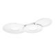 Lampa sufitowa LED HQ 106W 8480lm 3000K Ciepła okrągła czarna