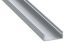 Profil aluminiowy LED DUAL, nawierzchniowy, srebrny anodowany, 27,4 × 10,5 × 2000 mm