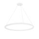 Lampa wisząca LED do salonu HQ 30W 2080lm Ø50cm 3000-6000K CCT pilot jeden pierścień biała