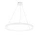 Lampa wisząca LED do salonu HQ 22W 1760lm Ø60cm 3000K  jeden pierścień biała