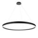 Lampa wisząca LED do salonu HQ 60W 4800lm Ø100cm 3000K  jeden pierścień czarna