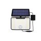 Halogen Naświetlacz solarny LED Czarny 7W 400LM 6000K Biała Zimna Pilot PIR