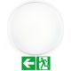 Lampa - plafon LED EMERGENCY HQ 33cm 30W 3000lm CCT IP44  moduł awaryjny + czujnik ruchu i zmierzchu