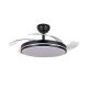 Lampa sufitowa HQ LED z wentylatorem Ø100cm 60W 5400lm CCT Czarna